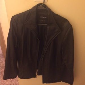 Woman's Nine West Leather Jacket