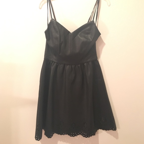 Leather Bustier Dress
