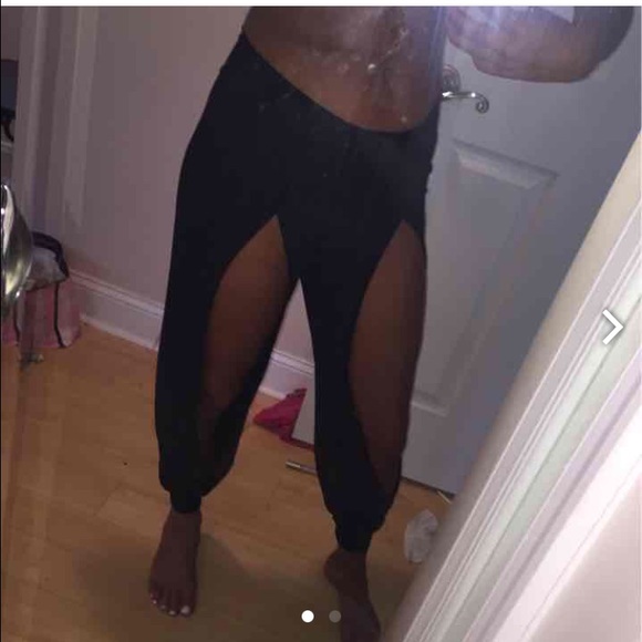 Black stretchy pants - Picture 2 of 2