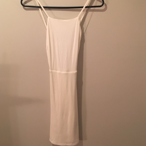 White Strappy Skater Dress