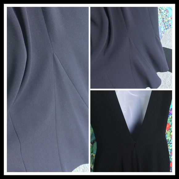 LIKE NEW❤️Full Length Black Formal CK Gown❤️ - Picture 4 of 4