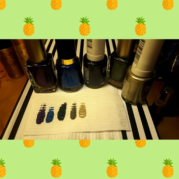 Metallic color 5 pack polish set