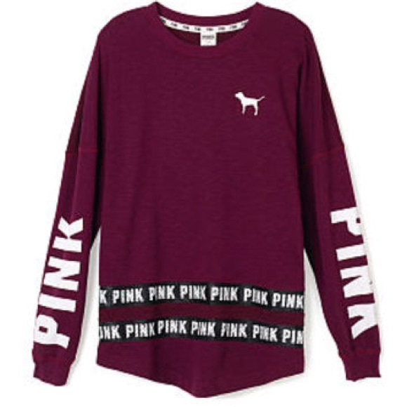 Lot of 3 PINK Victoria's Secret sweatshirts. $455R - Picture 1 of 3