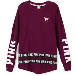 Lot of 3 PINK Victoria's Secret sweatshirts. $455R