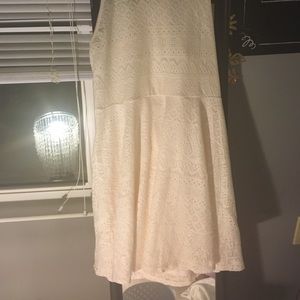 White lace dress from target