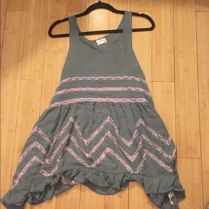 Free People Voile and Lace Trapeze Slip