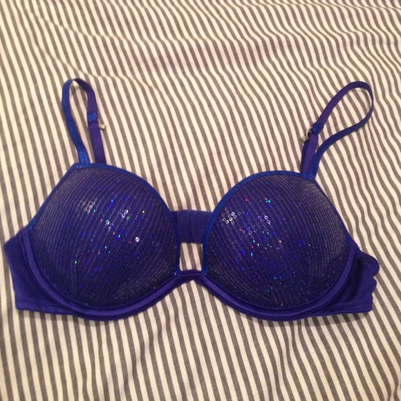 VS Pink Sequin Bra