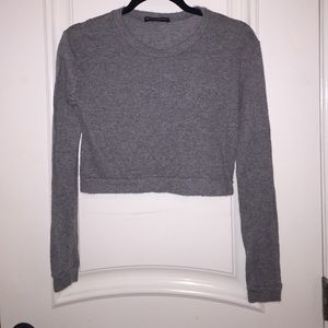 Gray sweater