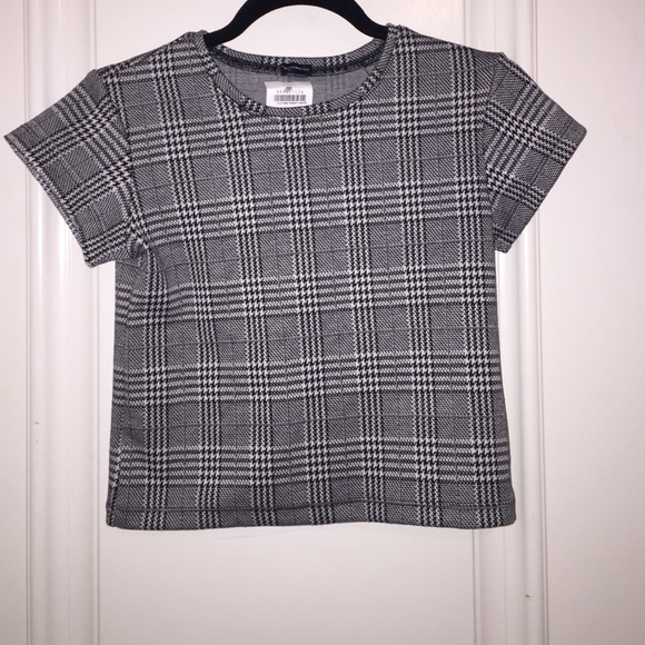 Black and white print shirt