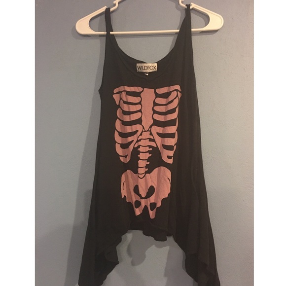 Wildfox Skeleton Top