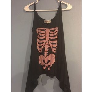 Wildfox Skeleton Top