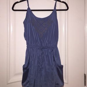 blue romper