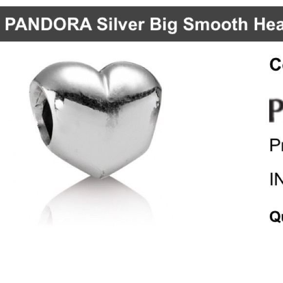 Pandora heart charm