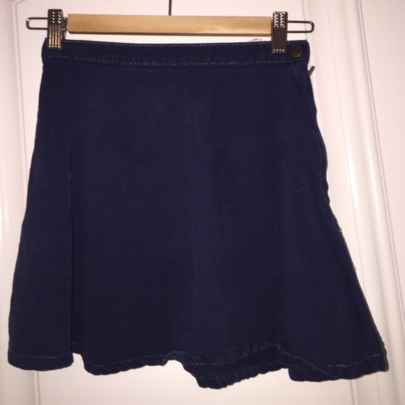 Blue skirt