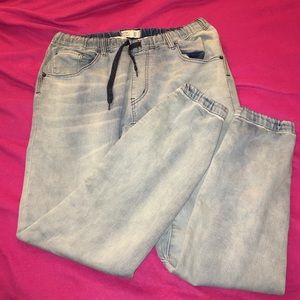 Cotton On Denim Joggers (Size 10)