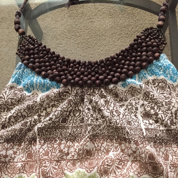 Beaded Halter Top~ Sz M - Picture 1 of 4