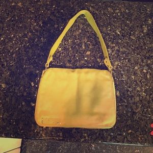 Marc Jacobs lime green suede bag