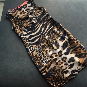INC size 2p perfect condition tiger print dress