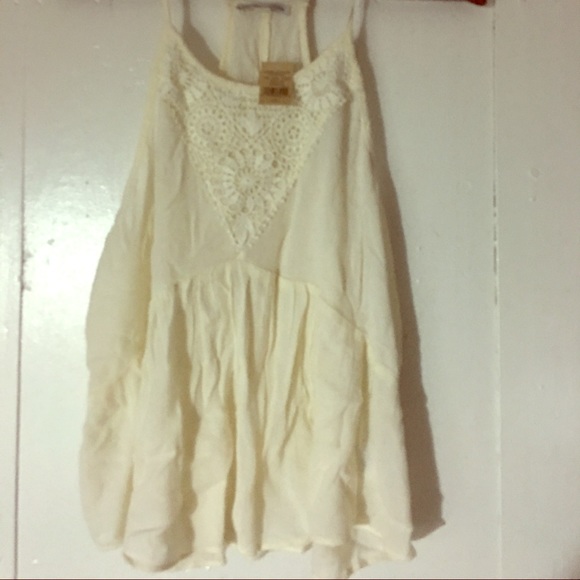 NWT White American Eagle Lacey Tank