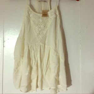 NWT White American Eagle Lacey Tank