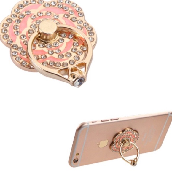 No brand Accessories - Adhesive 360 decorative phone ring!