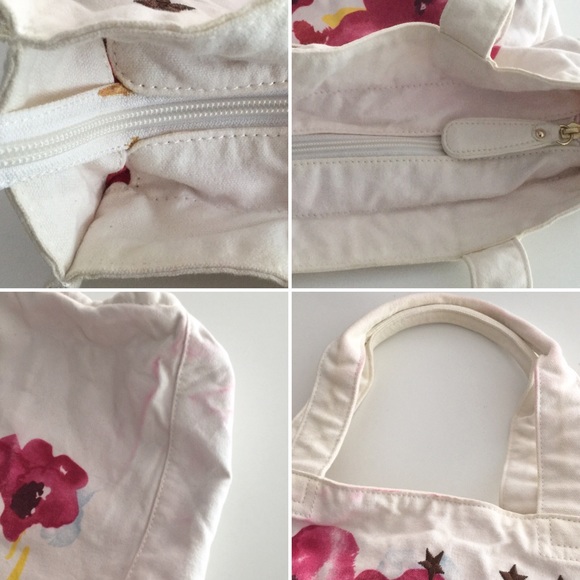 Juicy Couture Watercolor Canvas Shopper Tote - Picture 2 of 4