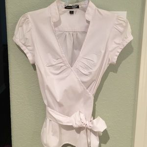 3 for $30. Express White Blouse XS