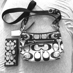 Authentic Coach Purse with wallet