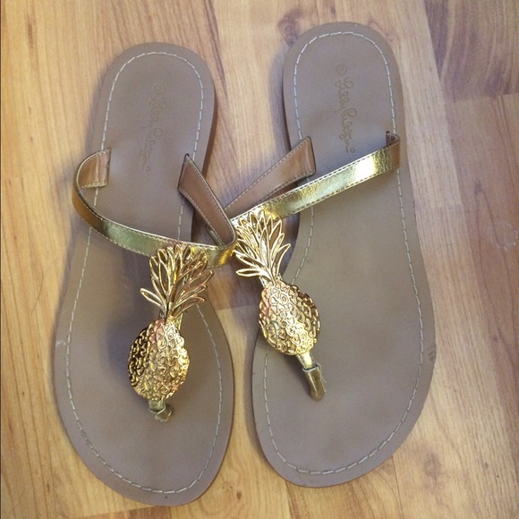 Lilly for Target Pineapple Sandals Size 9
