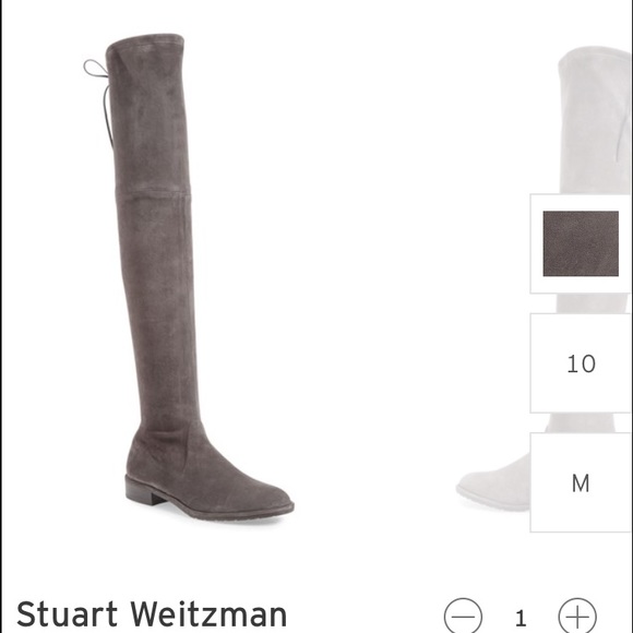 ISO Stuart Weitzman Lowlands in Gray or Black!