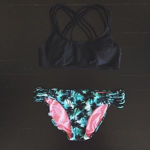 Victoria's Secret PINK Tropical Swim Bottoms