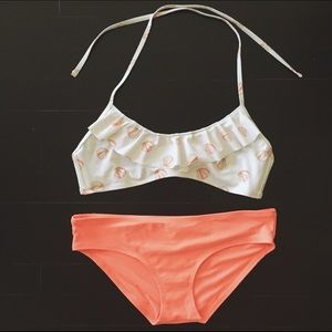 Aerie Coral Swim Bottom