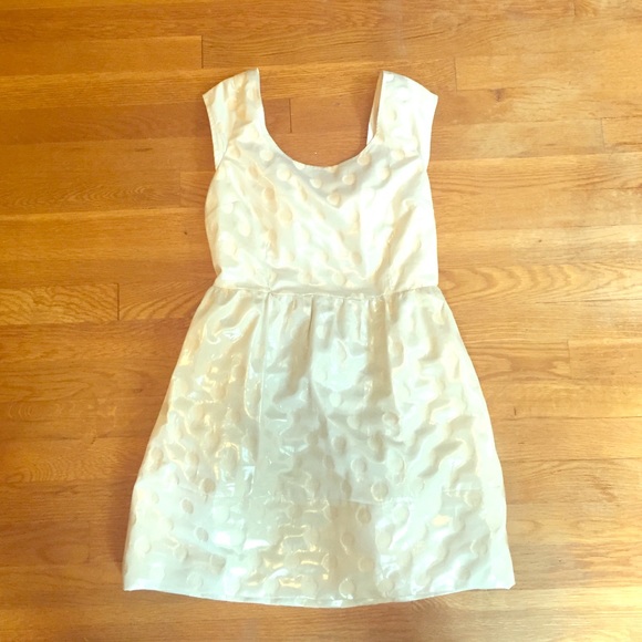 Shiny Polka Dot Dress