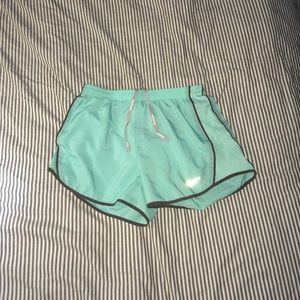 Teal Nike Running Shorts