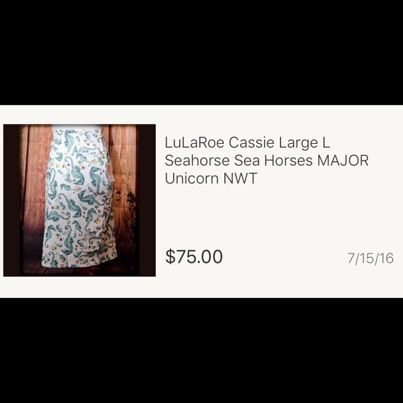 LuLaRoe Seahorse Cassie