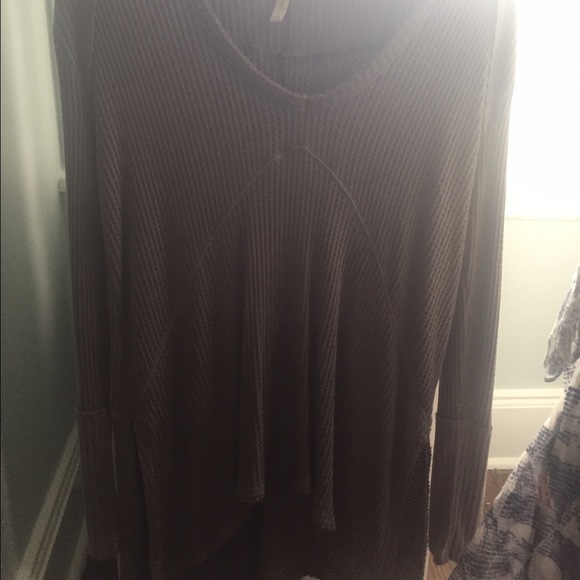Long free people lightweight sweater