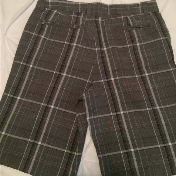 Barley worn men's Oneil checkered summer shorts