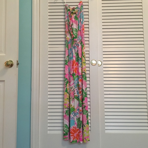 Lilly Pulitzer for target maxi strapless dress
