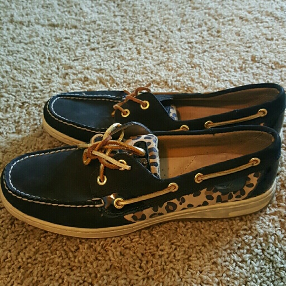 Sperry Shoes - Sperry slip ons cheetah print! Worn twice!
