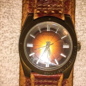 Men's Fossil Watch Brown