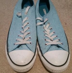 Blue converse
