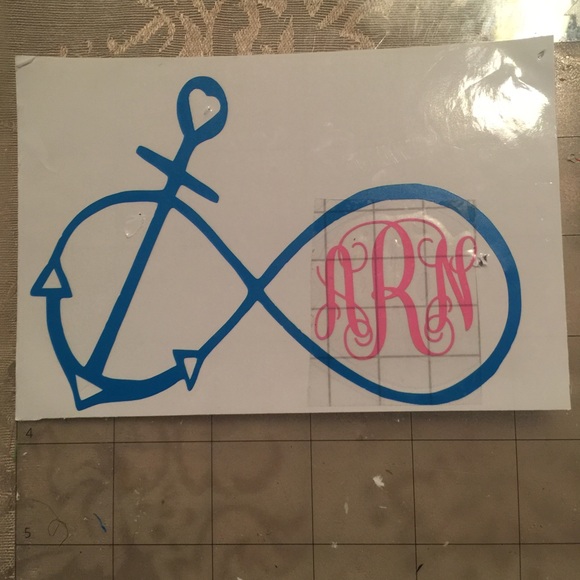 Custom vinyl decals.