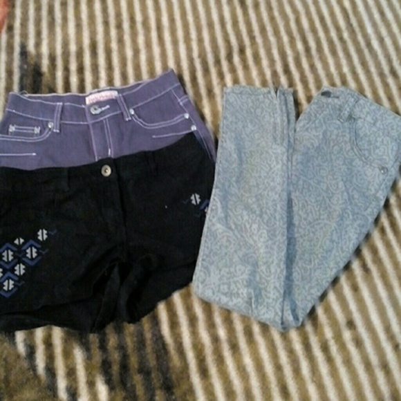 Shorts and skinny jeans