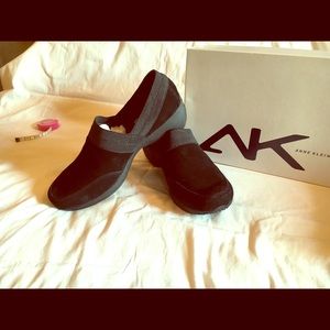 Black Suede Wedges