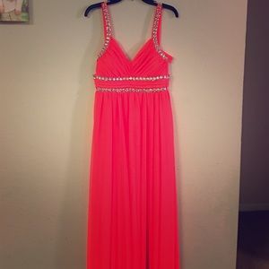 Full length ball gown