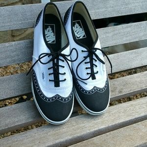 vans authentic lo pro oxford print womens shoes