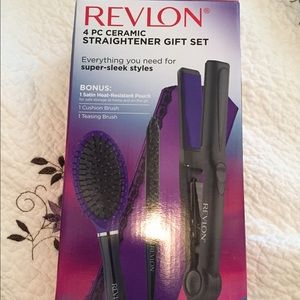 Revlon 4pc ceramic Straightener Gift Set