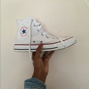 White High Top Converse
