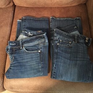 Jeans with minimal wear