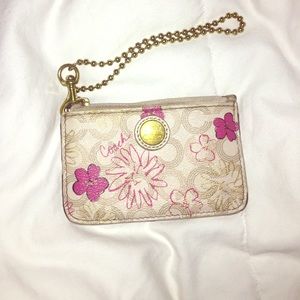 Coach keychain wallet